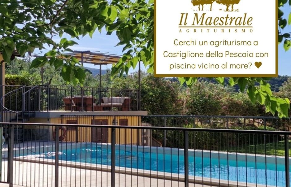 Agriturismo Il Maestrale, Agriturismo a Castiglione della Pescaia con piscina vicino al mare camere appartamenti